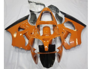 2000-2002 Gloss Orange & Black Kawasaki ZX6R Motorcycle Fairing UK