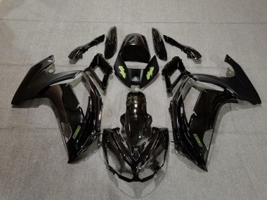 2012-2016 Black and Green Kawasaki Ninja 650R Motorcycle Fairing UK